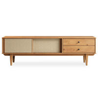 LOWBOARD SIMONA - Eichefarben, Holz (175/52/41cm) - IDIMEX