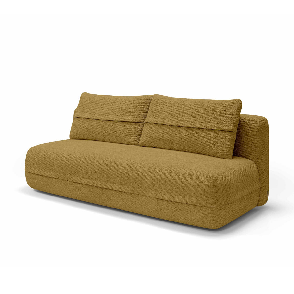 SOFA Lento Honigeiche - Honigeiche, Textil (206/95/100cm) - Pillovely