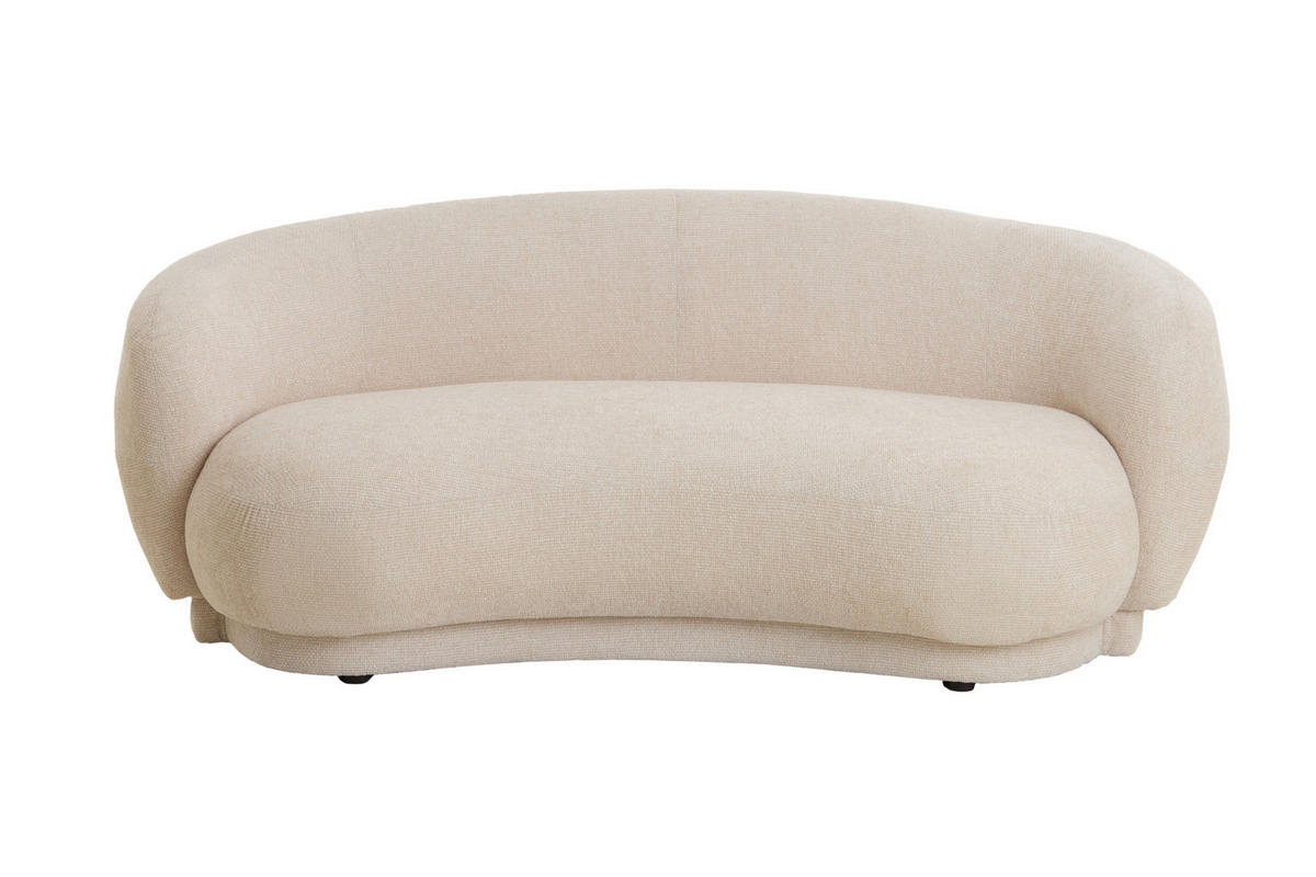 BANK Uvita Weiß 191/93/73 cm - Weiß, Holz (93/73/191cm) - Light & Living