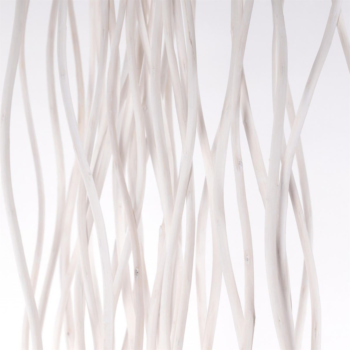 PARAVENT Wave 3 Weidenzweige weiß - Weiß, Naturmaterialien (120/170/6cm) - DESIGN DELIGHTS