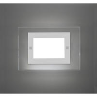 WANDLEUCHTE - Weiß, Glas (35/25/6cm) - Lumicom