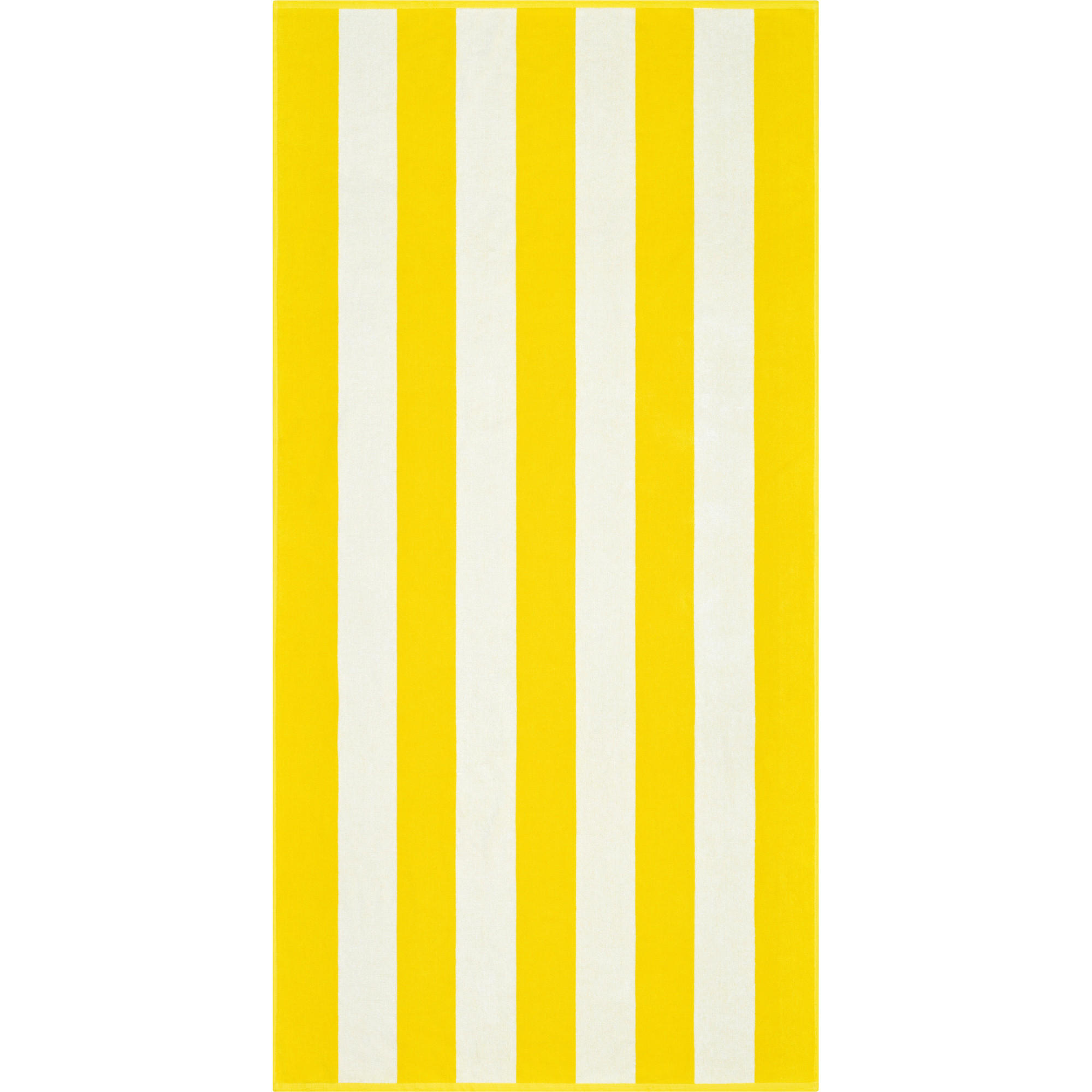 STRANDTUCH BEACH STRIPES 5583 YELLOW - 56 - Gelb, Textil (90/180cm) - Cawoe