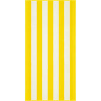 STRANDTUCH BEACH STRIPES 5583 YELLOW - 56 - Gelb, Textil (90/180cm) - Cawoe