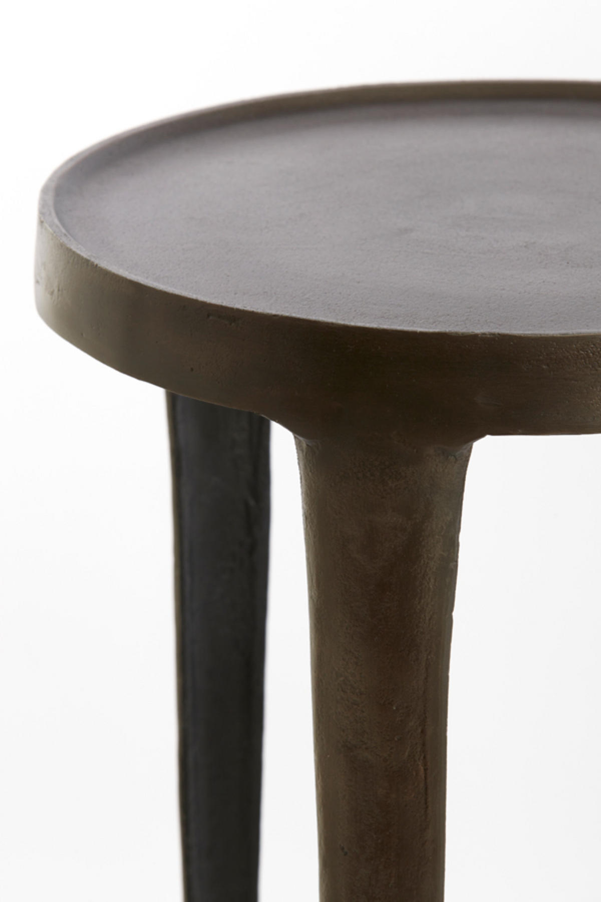 SÄULE Tobias Braun Ø35/100 cm - Braun, Metall (35/35/100cm) - Light & Living