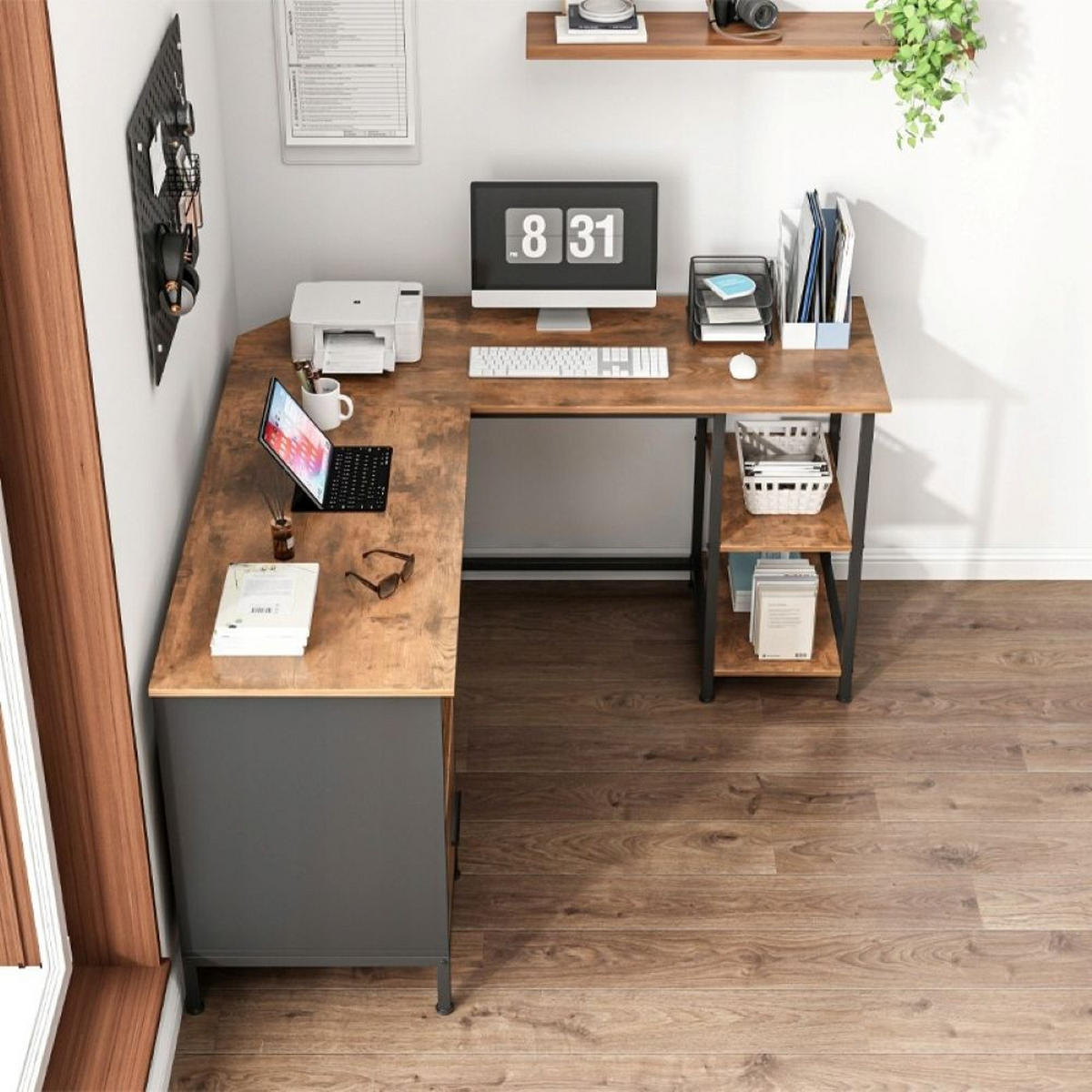 COMPUTERTISCH, braun 150/75/50 cm - Braun, Holzwerkstoff (55.5/145.5/11.5cm)