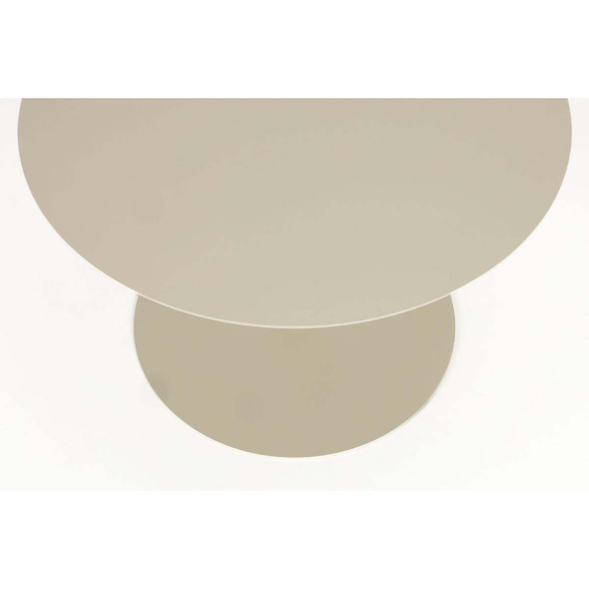 COUCHTISCH Snow Rund 60 cm Beige - Beige, Metall (60/60/40cm) - Zuiver