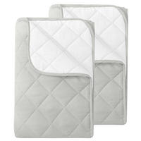 SOMMERBETT 2er Set Camping weiß 155/220 cm Steppbett im Wende-Design Duo-Color - Weiß, Textil (155/220cm) - wometo
