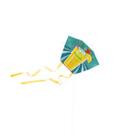 DRACHE IN DOSE Flugdrache Mini Kite - LemonAir, Polyester, Blech, Bunt, 45 x 33 x 25 cm - Multicolor, Kunststoff (45/2.5/33cm) - Donkey Products