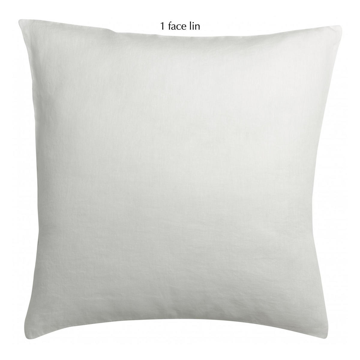 KISSENBEZUG Linco weiß 65 x 65 cm - Weiß, Textil (65/65cm) - Vivaraise