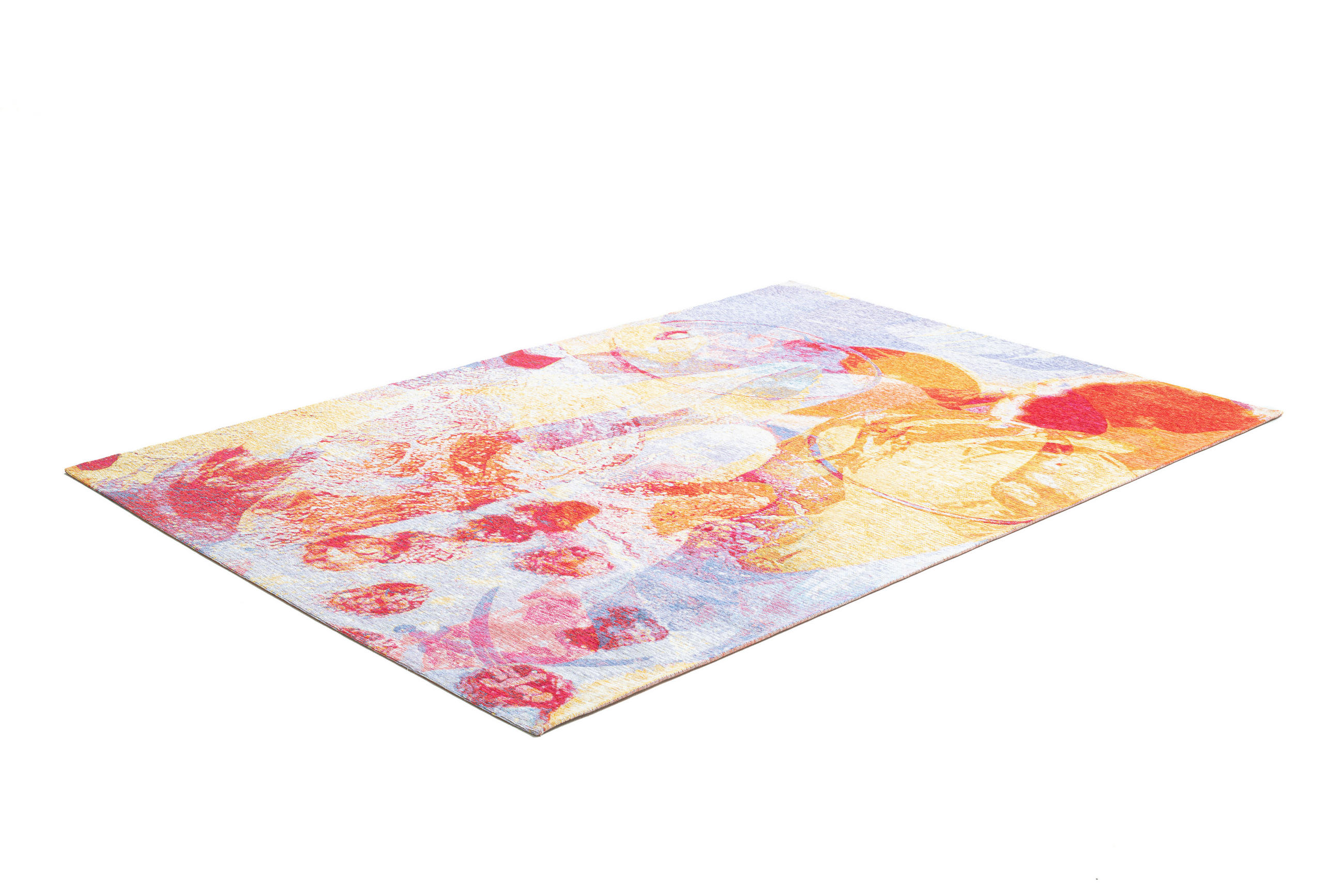 Thumbnail - Sansibar Sylt Flachwebteppich, Mehrfarbig, Textil, Essen/Getränk, Rechteckig, 130x190 cm, Oeko-Tex®, für Fußbodenheizung...