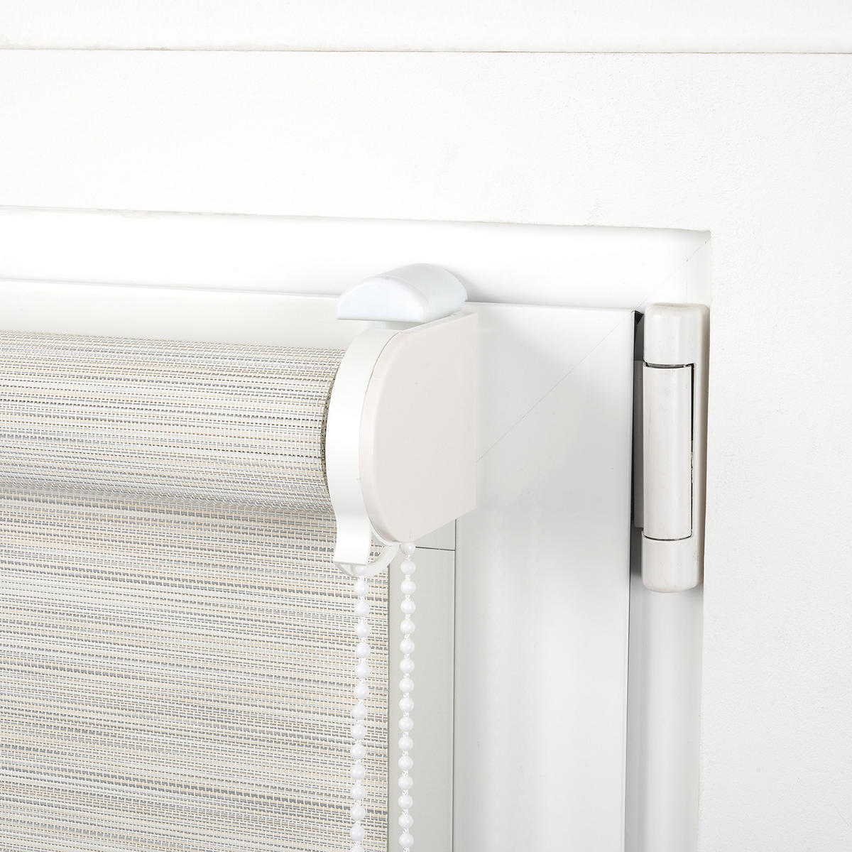 SCREEN-ROLLO Plus Easyfix Graubeige 100x180 - Greige, Kunststoff (100/180/1cm) - STORESDECO