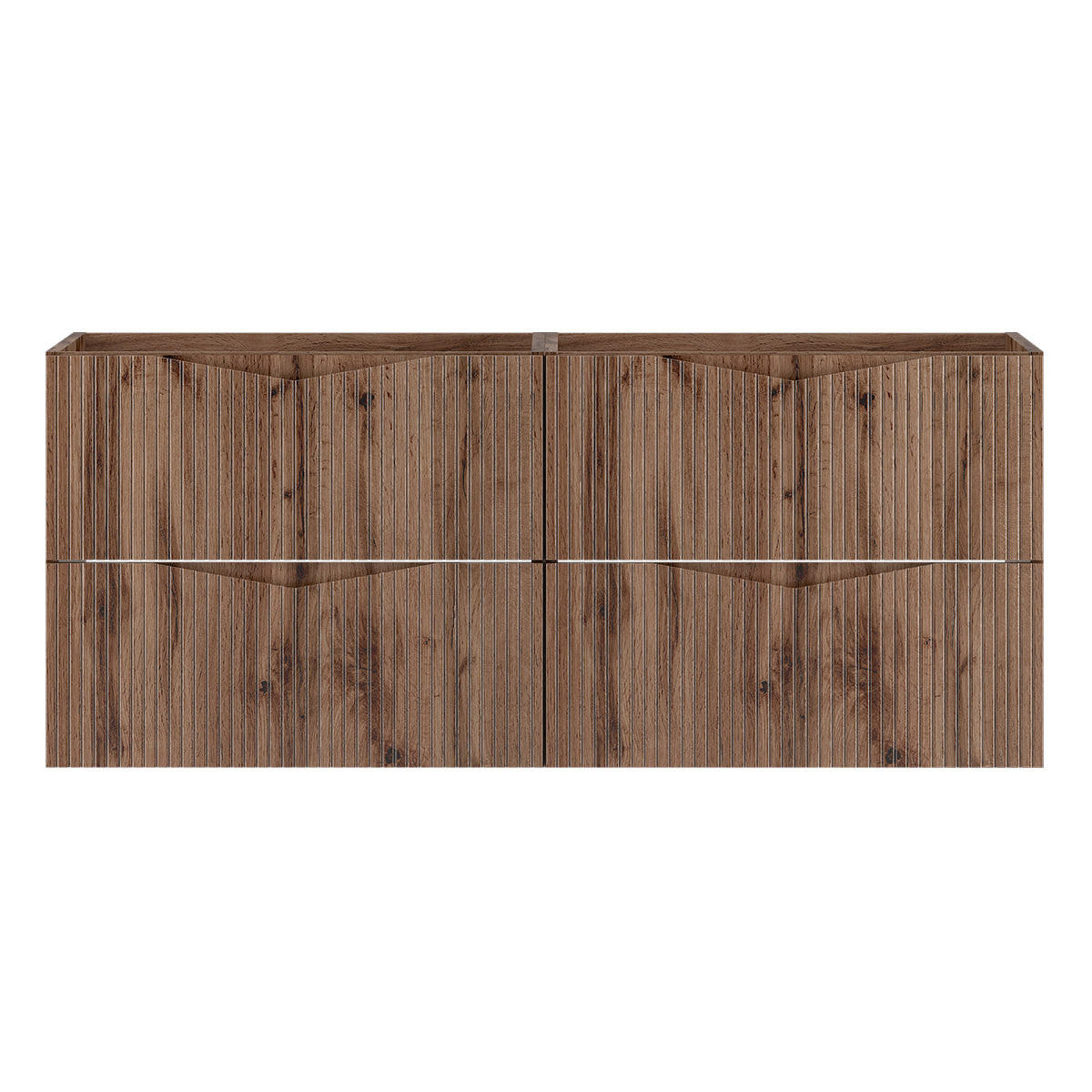 SKŘÍŇKA POD UMYVADLO 120cm Tao Dřevo - hnědá, kompozitní dřevo (120/50/46.5cm) - Petits-meubles