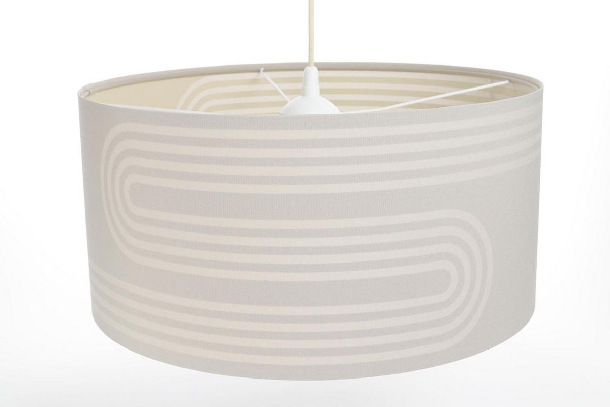 HÄNGELEUCHTE Beige 70/100 cm - Beige, Kunststoff (30/1.2/100cm) - ONZENO