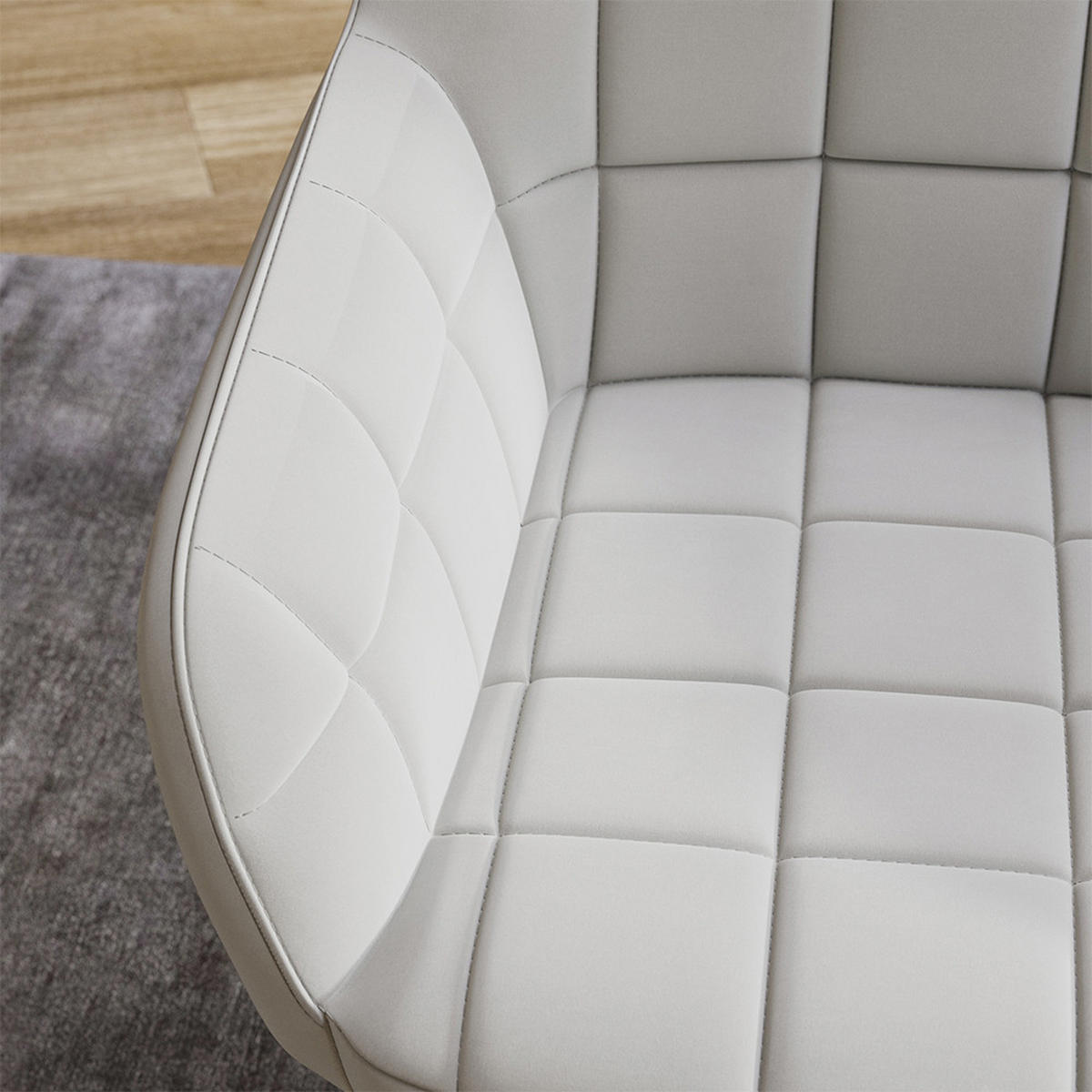 ŽIDLE JÍDELNY Relio Béžová 53.5 x 55.5 cm Sada 2 kusů - béžová, textil (53.5/79/55.5cm) - Vicco