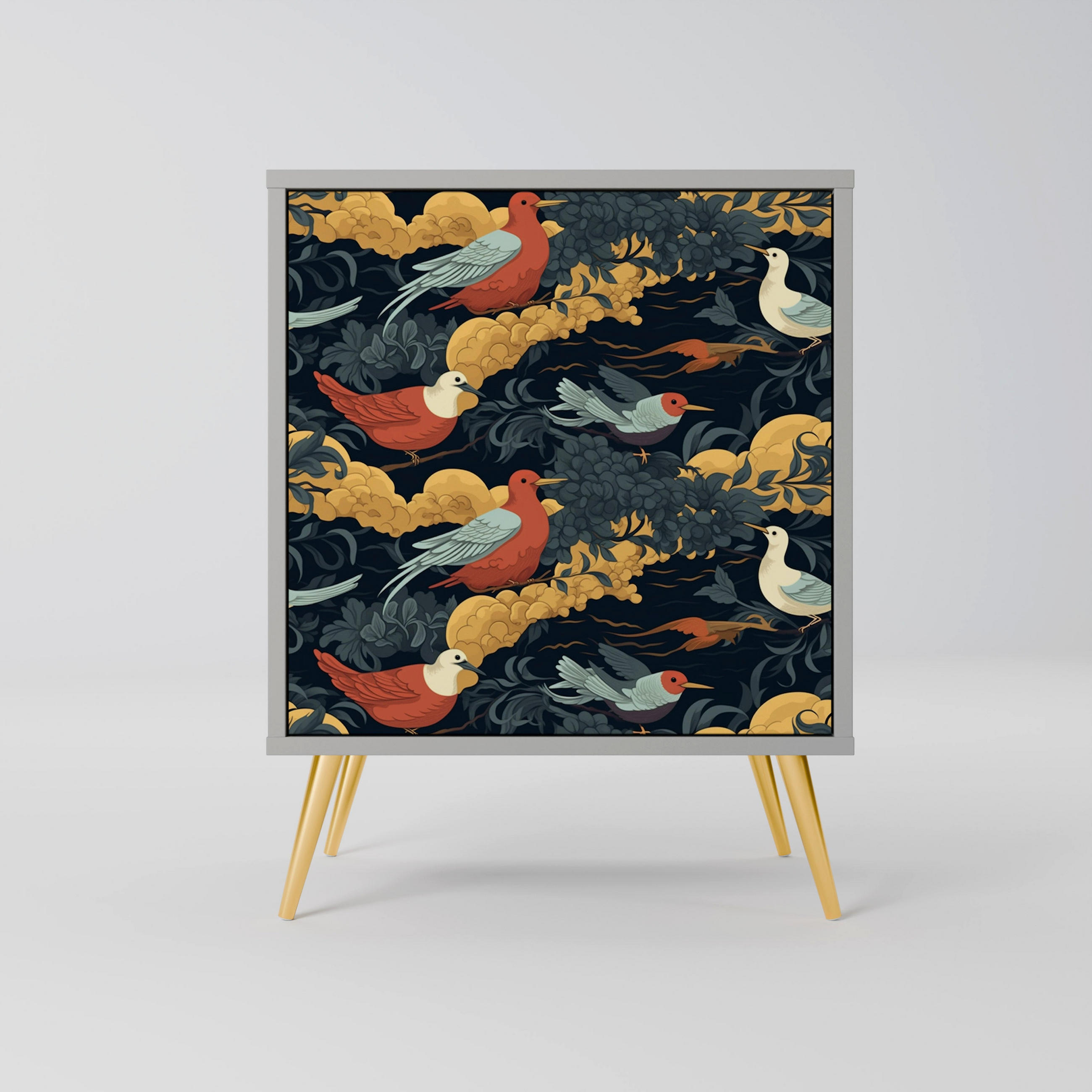 SpaceRebels Sideboard Grau 57.5x75.5x42 cm