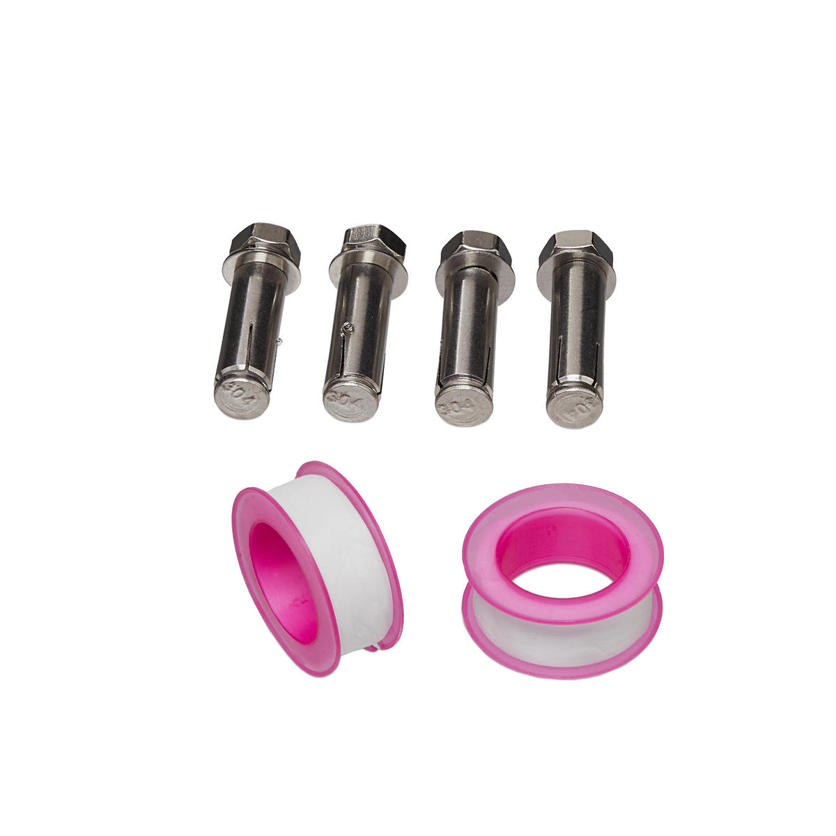 WASSERZAPFSTELLE - Silberfarben, Kunststoff/Metall (29/91/15cm) - Relaxdays