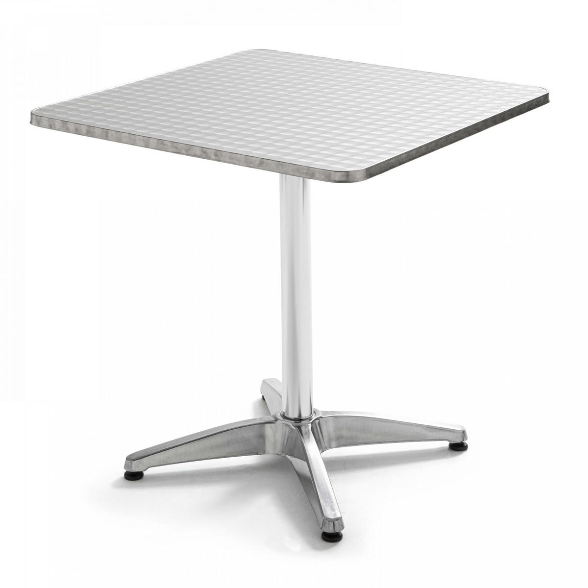 GARTENTISCH klappbar, Grau - Grau, Metall (70/70/110cm) - Oviala