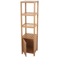 BADREGAL Braun - Braun, Holz (36/140/34cm) - MCW