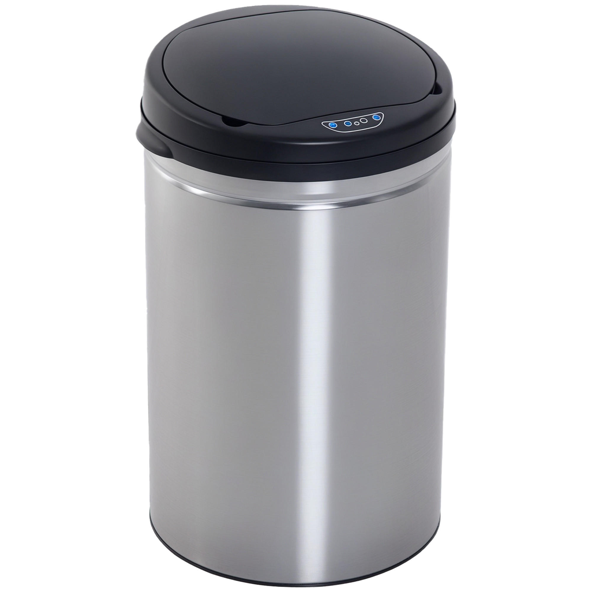 EDELSTAHL Automatik Mülleimer Abfalleimer IR Sensor Inneneimer rund 30L - Multicolor, Kunststoff (30.5/51.5/30.5cm) - HOMCOM