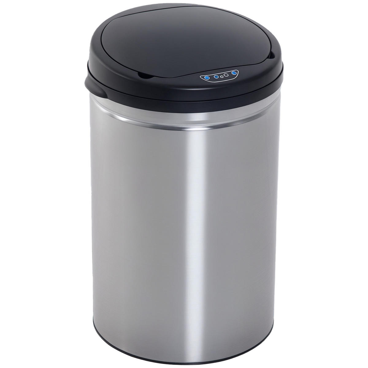 EDELSTAHL Automatik Mülleimer Abfalleimer IR Sensor Inneneimer rund 30L - Multicolor, Kunststoff (30.5/51.5/30.5cm) - HOMCOM