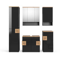 SÚPRAVA KÚPEĽŇOVÉHO NÁBYTKU Eden antracitová - antracitová, kompozitné drevo (73/64/37cm) - Vicco