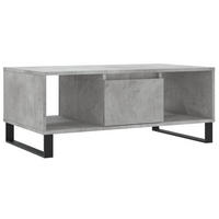 COUCHTISCH Betongrau 90x50x36,5 cm Holzwerkstoff - Grau, Holzwerkstoff (50/90/36.5cm) - furnicato