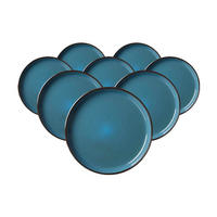 DESSERT-TELLER Visby Dunkelblau ø 20,5 cm 8er Set - Dunkelblau, Keramik (20.5cm) - Ritzenhoff Breker