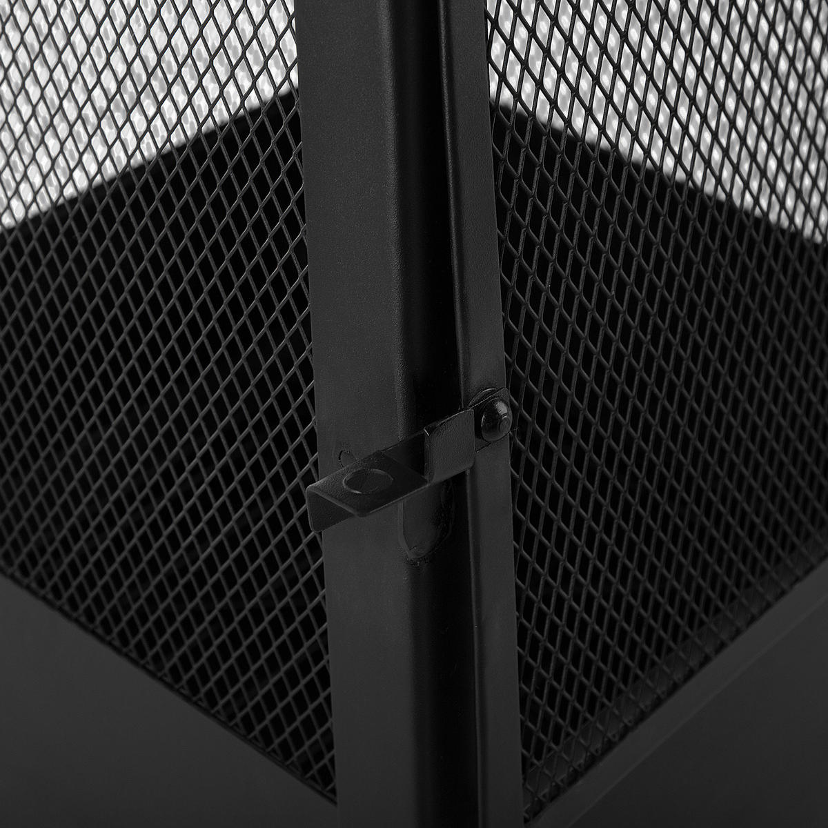 FEUERSTELLE Stah schwarz Yasur - Schwarz, Metall (41/100/41cm)
