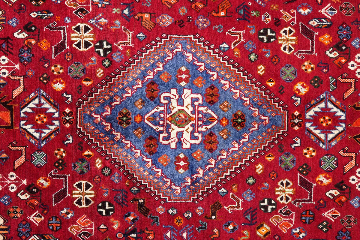ORIENTTEPPICH handgeknüpft Gashgai Rot 279/174 cm Schurwolle - Rot, Textil (174/279cm) - Looma