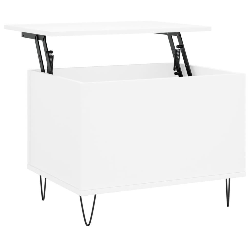 COUCHTISCH Weiß 60x44,5x45 cm Holzwerkstoff - Weiß, Holzwerkstoff (60/44.5/45cm) - furnicato