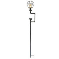 LED AUSSENLEUCHTE KONSTANTIN antik-Schwarz - Schwarz, Metall (20/20/65cm)