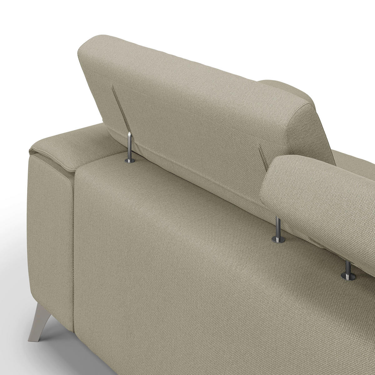 LINEARSOFA Fusion - Creme, Textil (260/74/102cm) - Divani.store