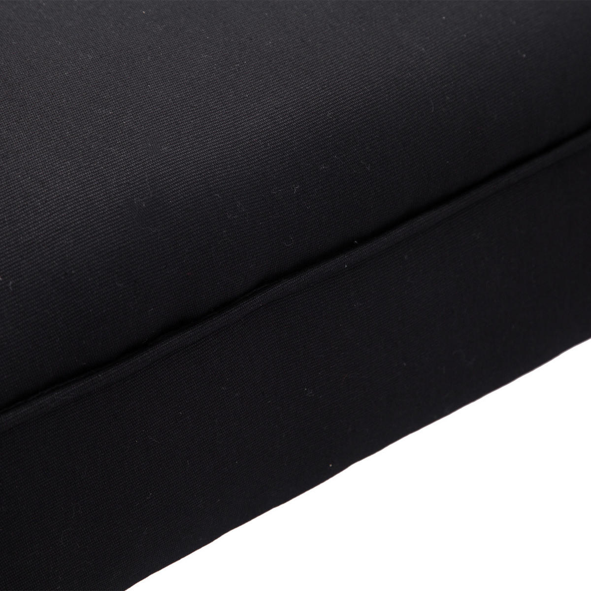SITZBANK für Schlafzimmer Bettbank Polsterbank MDF Schaumstoff Schwarz - Schwarz, Kunststoff (36/51/102cm) - HOMCOM
