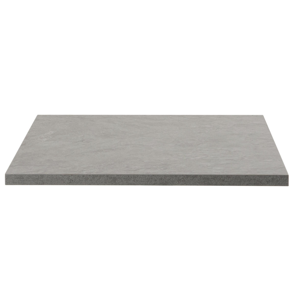 TISCHPLATTE quadratischer 60 cm, Grau - Grau, Holz/Holzwerkstoff (60/2/60cm) - Oviala