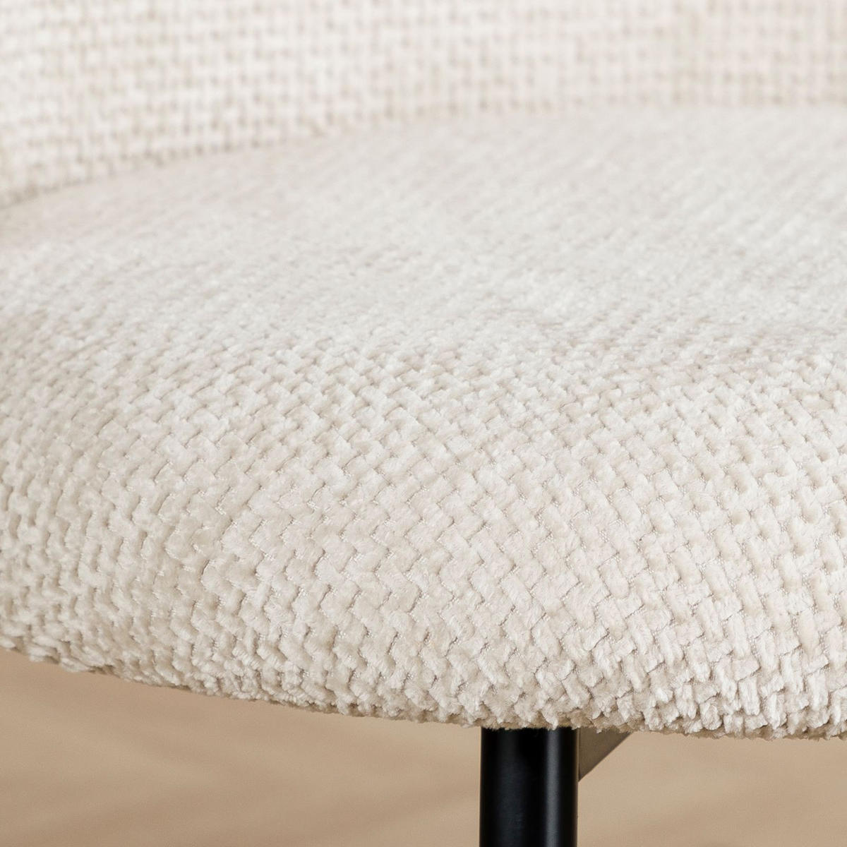 ESSZIMMERSTÜHLE CASSIE 2ER-SET - Weiß, Textil (48/83/53cm) - IDIMEX