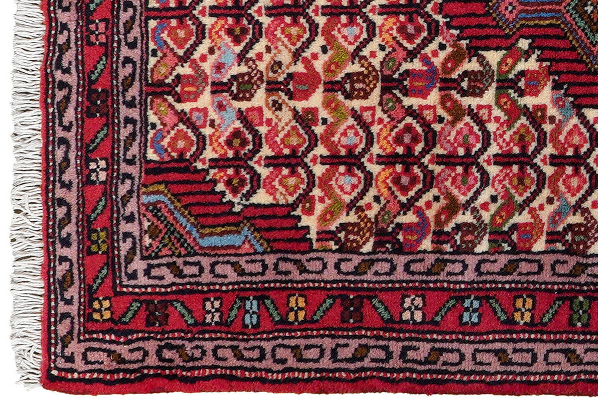 TEPPICH Assadabad Mehrfarbig 95/65 cm Schurwolle - Multicolor, Textil (65/95cm) - Looma