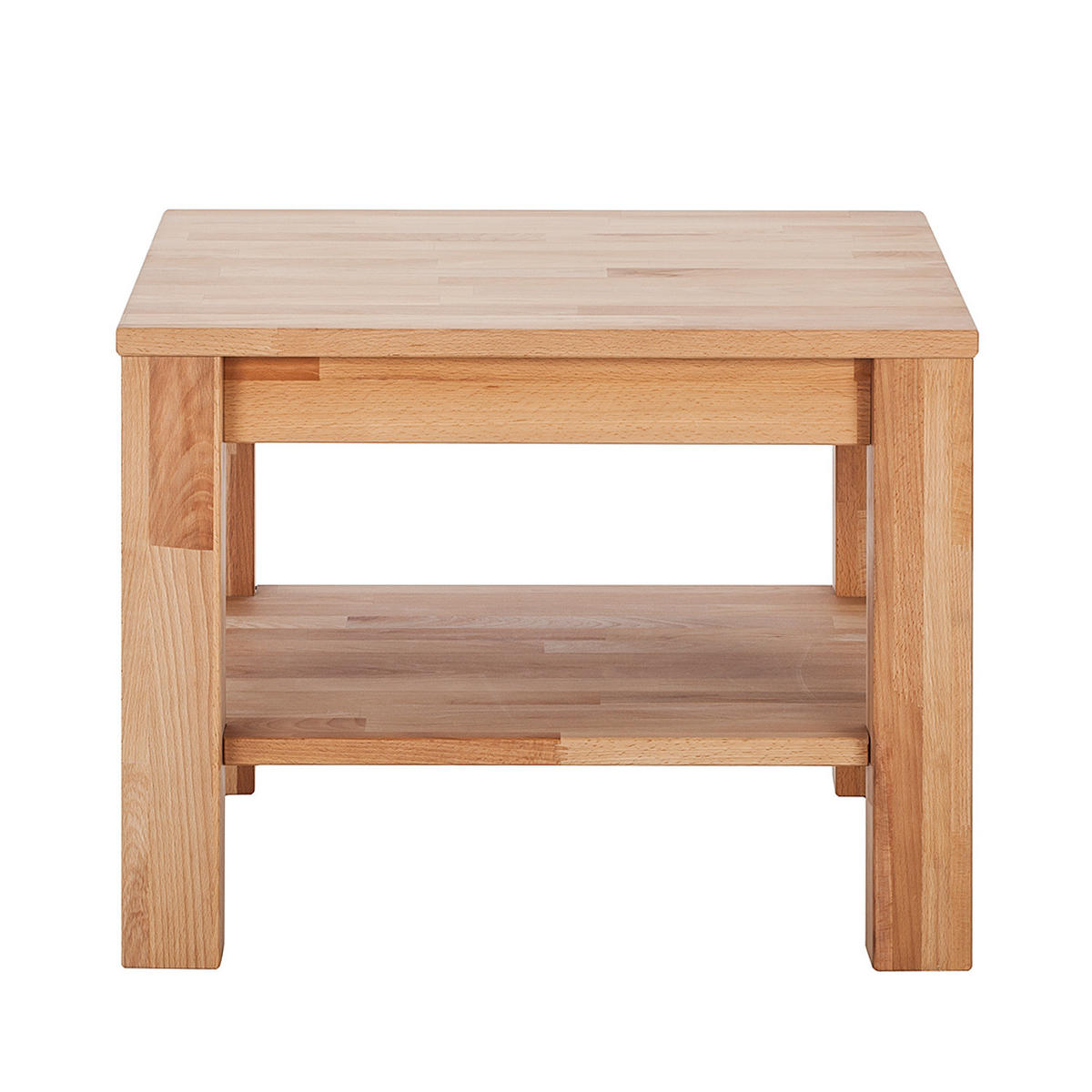 COUCHTISCH - Kernbuche Massiv - Kernbuche, Holz (60/60/45cm) - home24