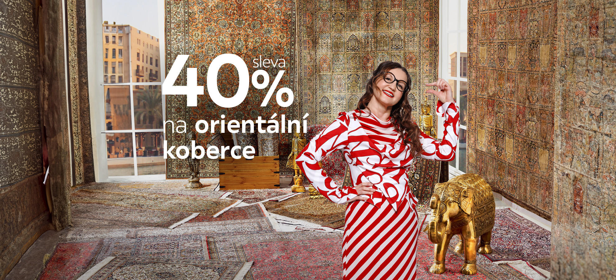 Sleva 40 % na orientální koberce