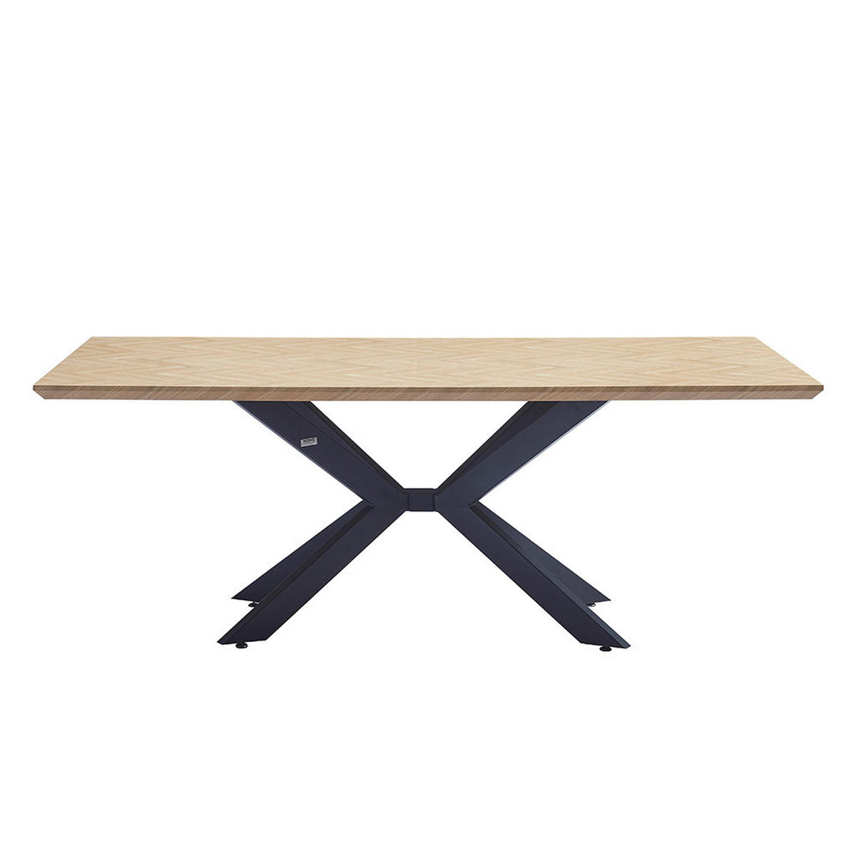 ESSTISCH ECKIG AVENCIA - Fishbone Oak, 200 x 120 cm - Braun, Holz (200/120/76cm) - Home Deluxe