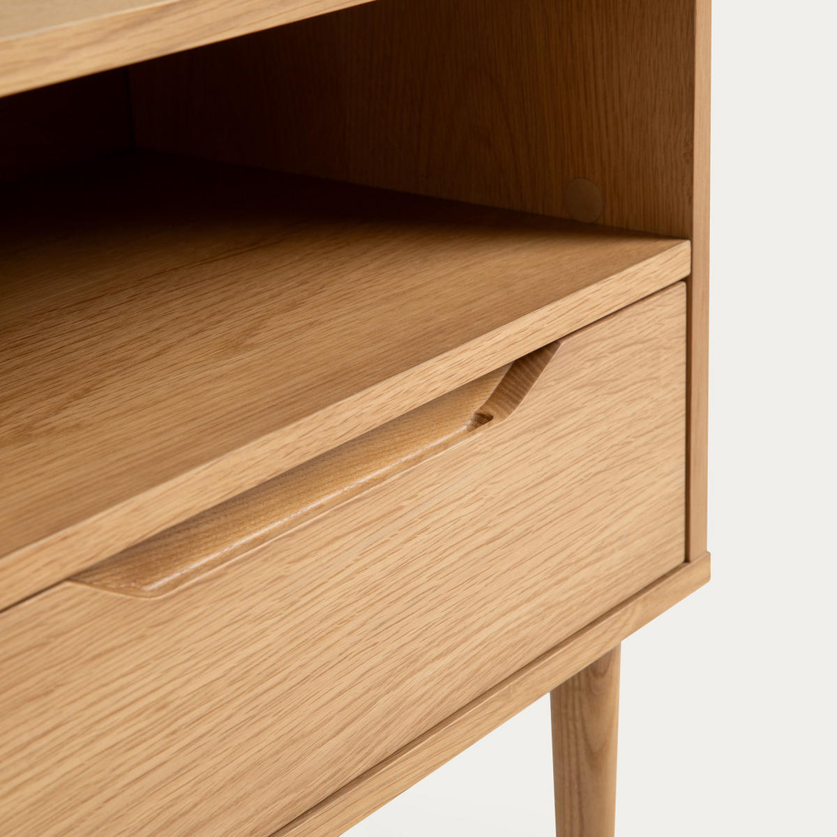 NACHTTISCH Enola Natur 50 cm x 50 cm - Braun, Holz (50/50/35cm) - Kenay Home