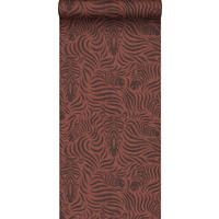 TAPETE Zebras 53 cm x 10 m - Terracotta, Papier (53/1000cm) - Sanders & Sanders