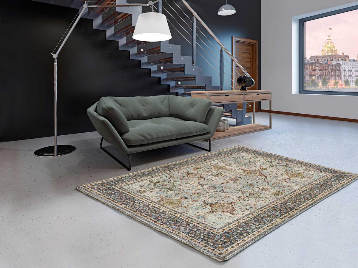 KURZFLORTEPPICH Mehrfarbig Moud 200/290 cm - Beige/Grau, Naturmaterialien/Textil (200/290cm) - Atticgo