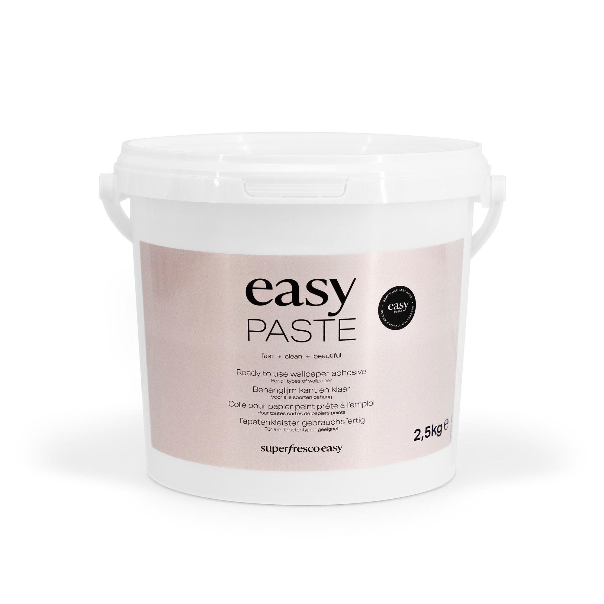 TAPETENKLEISTER Gebrauchsfertiger 2.5L - Transparent, Karton/Naturmaterialien - Superfresco Easy