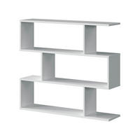 REGAL mit 3 Ebenen L110 cm - Athena - Weiß, Holzwerkstoff (24/97/110cm) - Calicosy