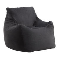 SITZSACK Storvik Graphitfarben - Graphitfarben, Textil (100/75/100cm) - Mömax