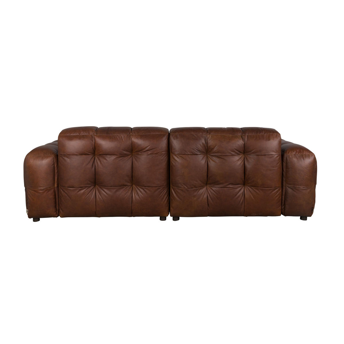 SOFA 3-SITZER Hackman Leder Chokolade/ Braun - Braun, Leder (264/84/102cm) - Dutchbone
