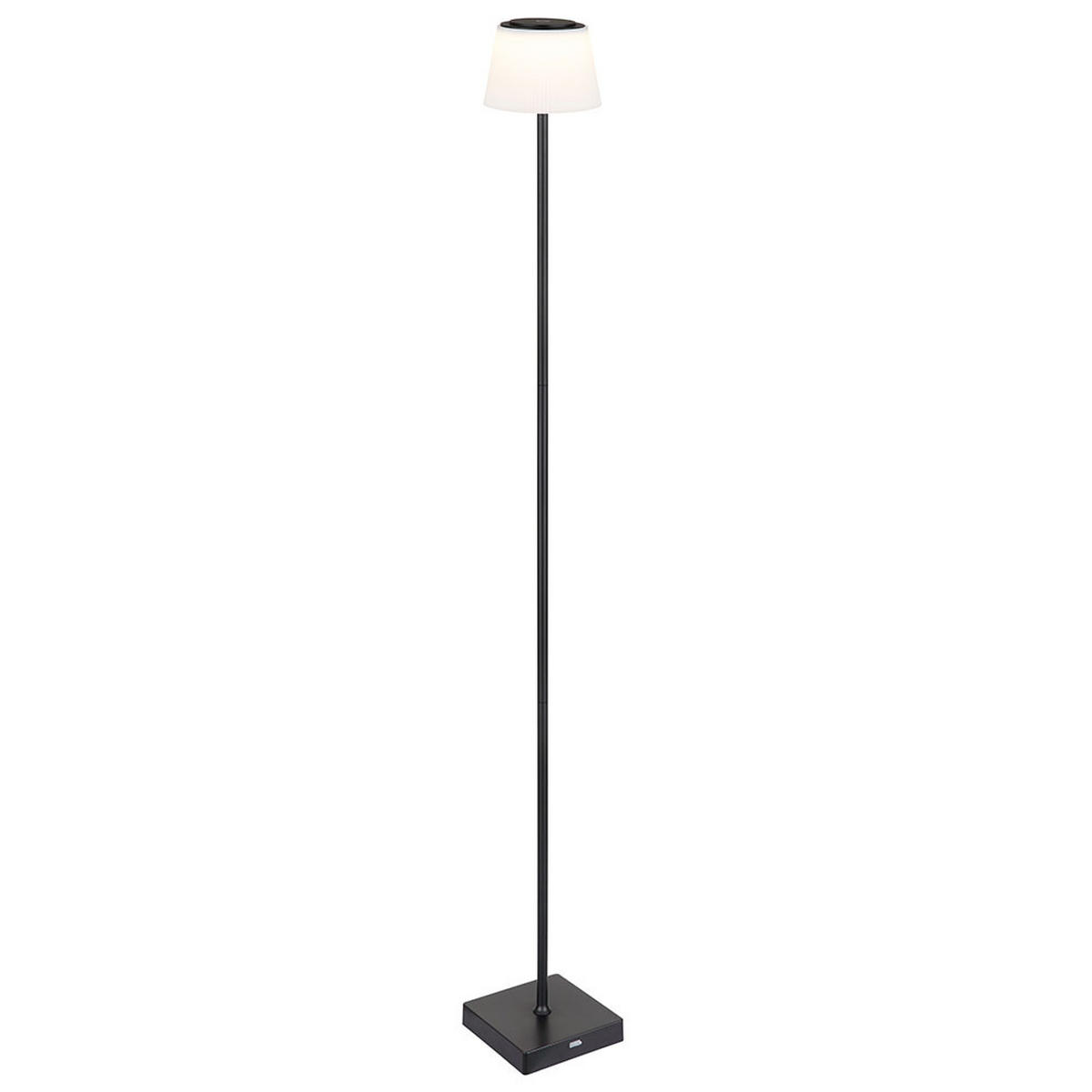 LED STEHLEUCHTE Gregoir Schwarz - Schwarz, Metall (14/14/120cm) - Globo Lighting