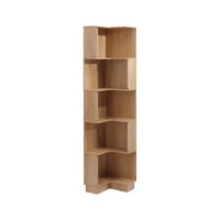 BÜCHERREGAL 6 Ablagen Helles Holz 38,5/37,5/175 - Hellbraun, Holz (39/175/38cm) - Mobili Rebecca