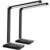 SCHREIBTISCHLAMPE Novaly,inklusive USB-Anschluss,schwarz - Schwarz, Kunststoff (33.5/11/37.5cm) - tectake