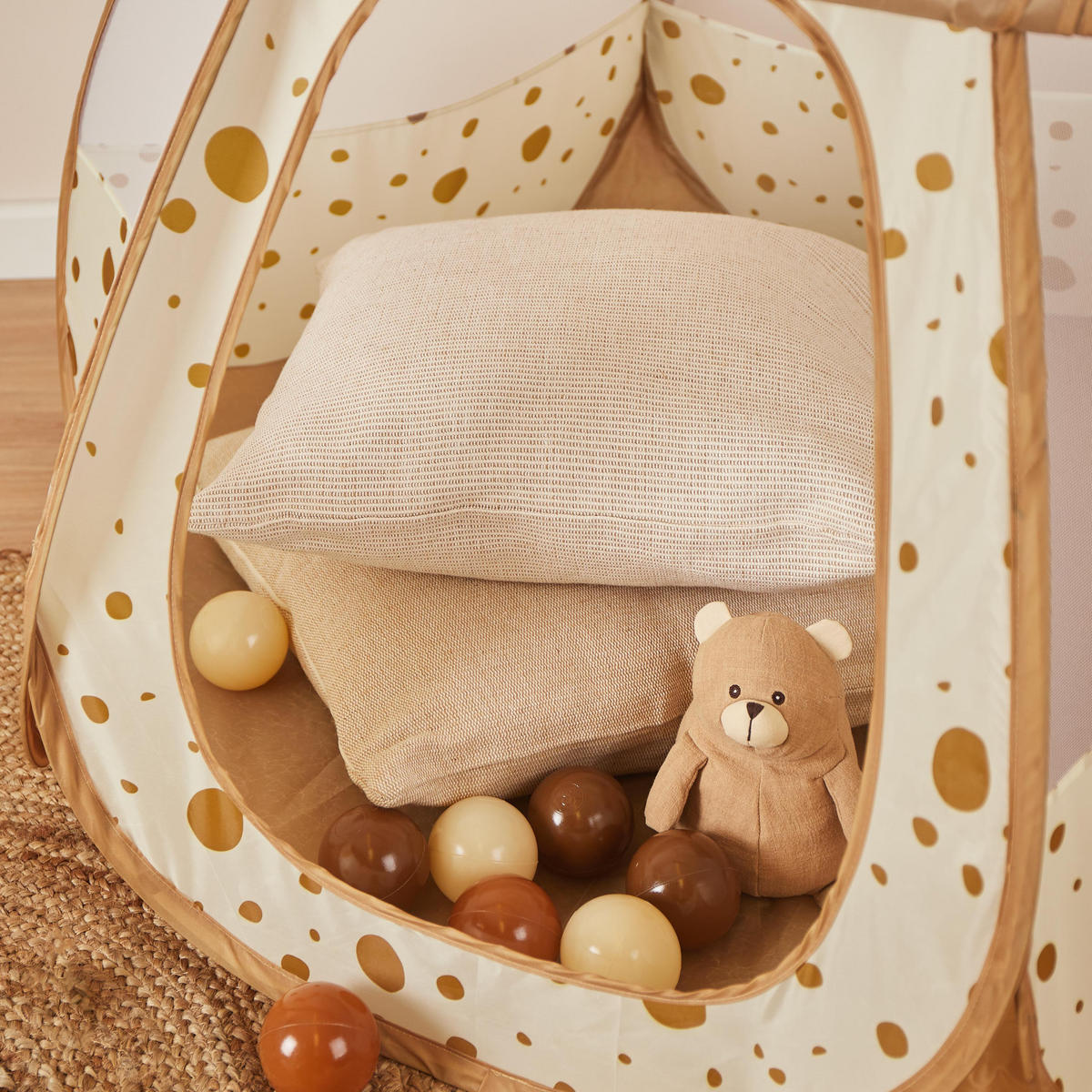 BÄLLE für Bälldebad 100 Stück Chocolate - Multicolor, Kunststoff (35/20cm) - Bieco Spielwaren